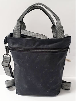 3in1 Bag Grösse M Oilskin grau