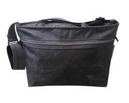 Tasche quer Oilskin grau