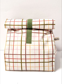 Lunchbag / Wetbag gross Gitter-Karo