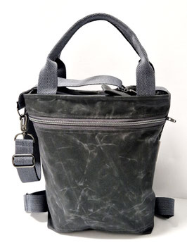 3in1 Bag Grösse M Oilskin grau