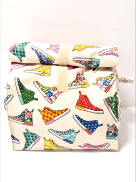Lunchbag / Wetbag gross Chucks farbig