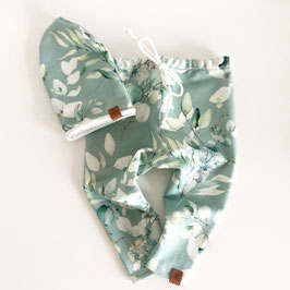 SET BABYHOSE / BEANIE SALBEIGRÜN