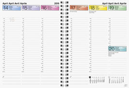 Brunnen Buchkalender 2024 - Modell 79640 DATAline