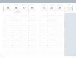 Quo Vadis Kalender 2027 Executif Color - 16x16cm