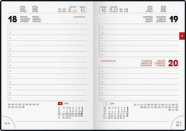 Brunnen Taschenkalender 2024 10x14cm - Modell 736