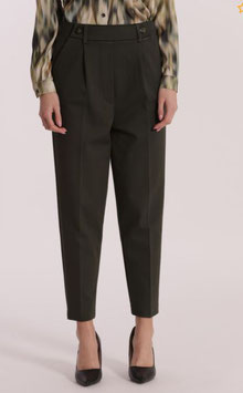PANTALONE PALLONCINO IN PUNTO MILANO 475 VERDE MILITARE