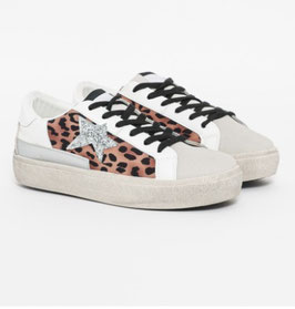 sneakers leopardata cammello
