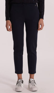 PANTALONE SIGARETTA IN PUNTO MILANO - 570 blu