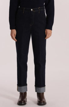JEANS WIDE LEG CON RISVOLTO