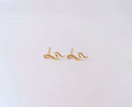 Pendientes serpientes circonita