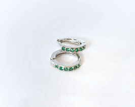 Minis aritos circonitas verde