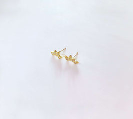 Pendientes arco hojas