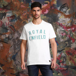 T-Shirt Royal Enfield "Raised" White RLATSS23162