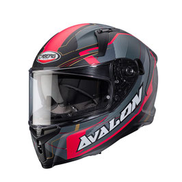 Avalon X OPTIC matt black/grey/red Caberg casco integrale