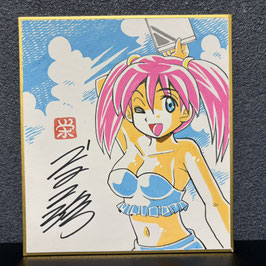 CDリリース記念★犬木栄治直筆イラストミニ色紙⑤