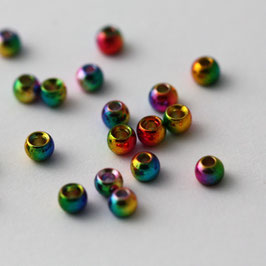 Brass beads- Rainbow Messingperle