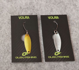 Olek Fishing Spoons Modell VOLMA Gewicht 1,10g / OF-V-11-GS Gold / Silber