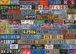 ST - 380 - PLAQUES D'IMMATRICULATION DE VOITURES - CAR LICENCE PLATES