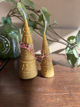 candele alberi conici