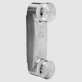 Q-railing 0762 - Punkthalter, rund-starr (V2A)
