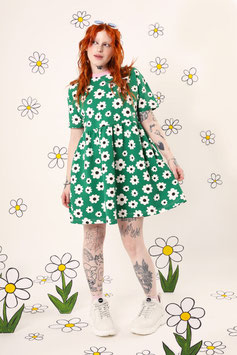 Hell Bunny kitsch daisy mini jurk