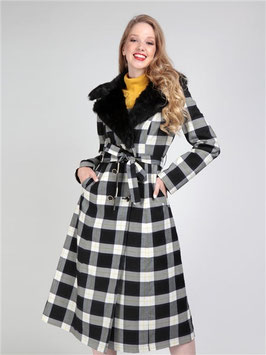 Collectif Bright & Beautiful Caron check jas