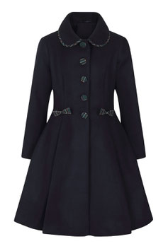 Hell Bunny Tiddlywinks jas navy mt 2xl