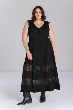 Hell Bunny mortem maxi jurk met 4xl
