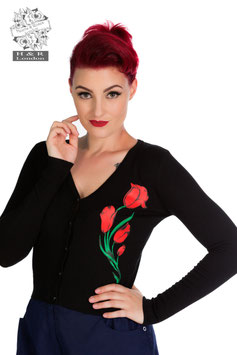 Hearts & Roses tulip cardigan