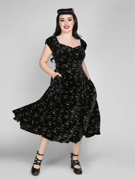 Collectif Dolores glitter bat swing jurk