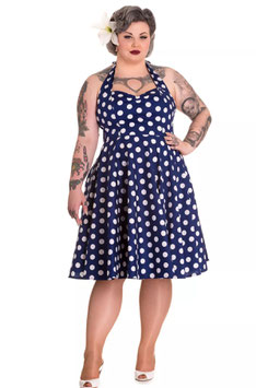 Hell Bunny Marian polkadot swing jurk mt 4xl