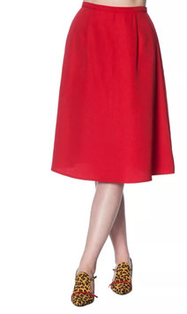 Banned Sue-Ellen A-line rok rood