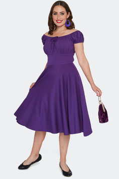 Vooodoo Vixen swing jurk paars mt M