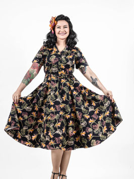Lindy Bop Bridget paradise palm swing jurk