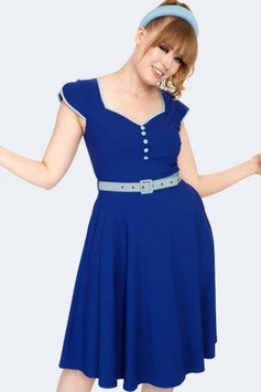 Voodoo Vixen chacha blue swing jurk
