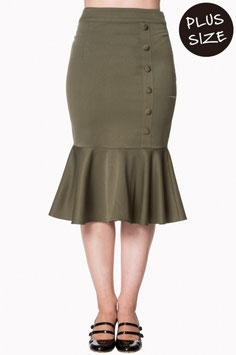 Banned history repeats skirt forest green