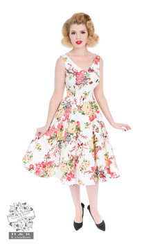 Hearts & Roses vintage paradise swing jurk