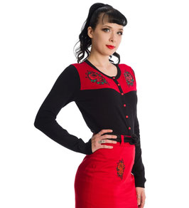 Banned blooming rose cardigan