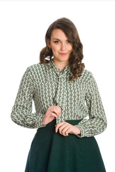 Banned the gatsby blouse groen