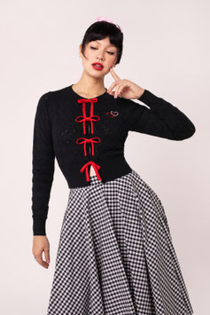 Hell Bunny Lucie cardigan zwart