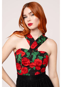 Hell Bunny Dolce Vita top zwart mt XL