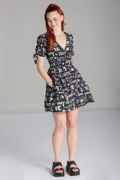 Hell Bunny love yourself mini jurk mt XL