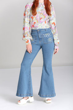 Hell Bunny flower power jeans