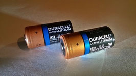 CR123A Duracell Ultra Photo Batterie Typ CR123/A