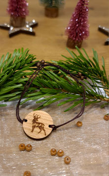 Armband Hirsch mit Bergen