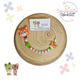 Schullerkette Fuchsy orange