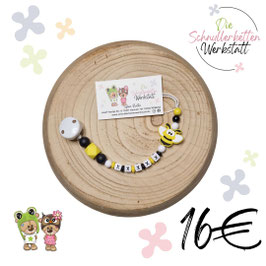 Schnullerkette "Biene"