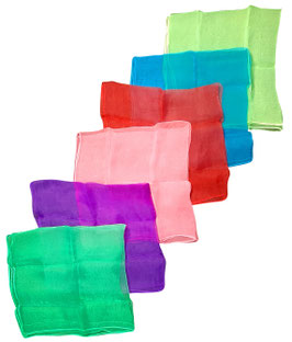 Set de 6 foulards à jongler