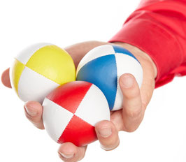 Set de 3 balles de jonglage avec guide