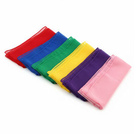 Jeu de 6 foulards de jonglage